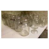 Antique Clear Fruit Jars