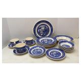 Antique Willow Ware Dinnerware
