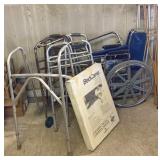 Walkers, Wheel Chair, crutches & Bed Cane