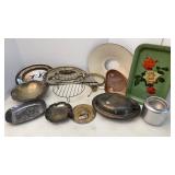 Silver Plate Serving & Aluminum Pieces