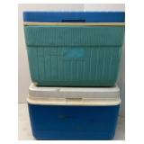 (2) Medium Size Chest Coolers