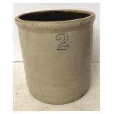 Antique Stoneware 2-gal Crock