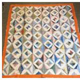 Antique Un-Bound Quilt 81x73