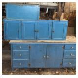 Antique Cabinet Base & Cabinet Uppers