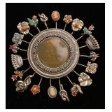 VTG. Goldette Jeweled Stick Pin Brooch
