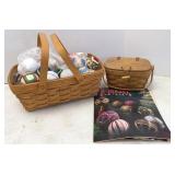 Longaberger Baskets & Embroidery Balls