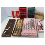 Vtg Carving Sets & Steak Knives