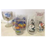NFL, Dt Pepsi & Pizza Inn Glasses