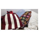 Blankets & US Flag Afghan