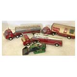 Vtg Buddy L & Tonka Press Metal Toys