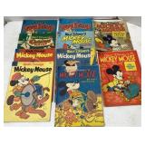 Vtg Dell Walt Disney Mickey Mouse & 7 Dwarfs
