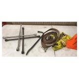 Speed Lug Wrenches, Crow Bar, Straps
