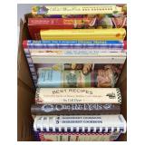 Box of Pioneer Woman & Other Cookbooks