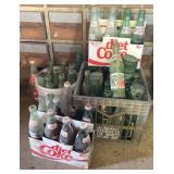 Miscellaneous Pop Bottles & Milk Crate