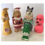 Vtg Soakys Squeak Toys