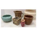 Vtg Pottery Planters