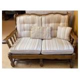 Maple Framed Love Seat
