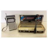 Vtg Zenith Digital Alarm Clock & Portable Radio