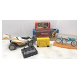 Nikko RC Dirt Racer, Nascar pit boss & other toys