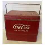 Vtg Galvanized Coca-Cola Cooler