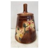 Vtg McCoy Magnolia Pattern Butter Churn Style