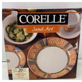 Corelle Sand Art 20pc Dinnerware (NIB)