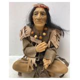 Vtg Native American Skookum Doll