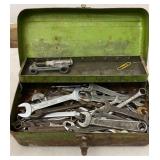 Tool Box of Miscellaneous Wrenches