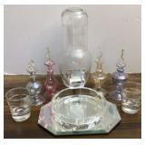 Crystal Trinket holder, Shot & Juice Glasses