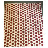 Antique Handmade Star Quilt Pattern 82x69