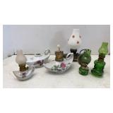 Vtg Mini Oil Lamps