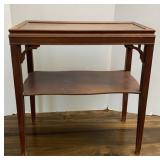 Antique Cherry Side Table 24x13x25