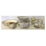 Lemon Meringue Pie Plate, Pedestal Bowl