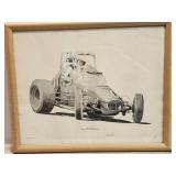 Lorton Race Car Print, Larry Dickson