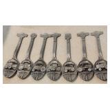 Case International Harvester Pewter Spoons