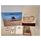 Early Riser Planter Pamphlet, pin, tape measure