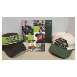 Conseco / A.J. Foyt hats, autograph, photos