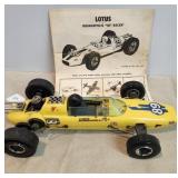 Wen Mac Race Car, plastic, Lotus #89, 12" long