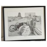 TIm K. Adwell Print, "1938 Track Infield"