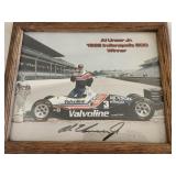 Al Unser Jr. 1992 500 Winner Photo, Signed