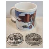 Case IH Pewter Christmas Ornaments, Case Cup