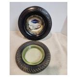 Good Year & All State Tire Ashtrays