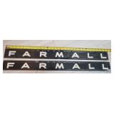 Farmall Metal Name Plates (2)