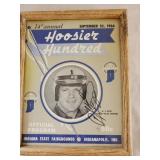 A. J. Foyt Signed Hoosier Hundered Program