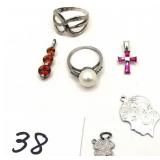 .925 Sterling Jewelry Lot