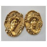 2 Avon Brooches