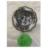 Coalport China Brooch made in England