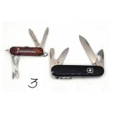 2 Victorinox Swiss Army Knives