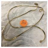 24' Monet Gold Tone Chain