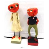Janelle Berryman Pumpkin Head Figures